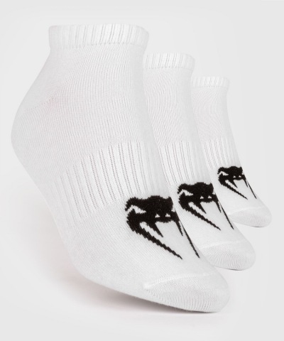 Носки короткие Venum Classic - White/Black 3 пары