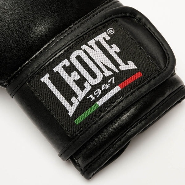 Детские боксерские перчатки Leone Thunder GN383J - Black | Фото 1