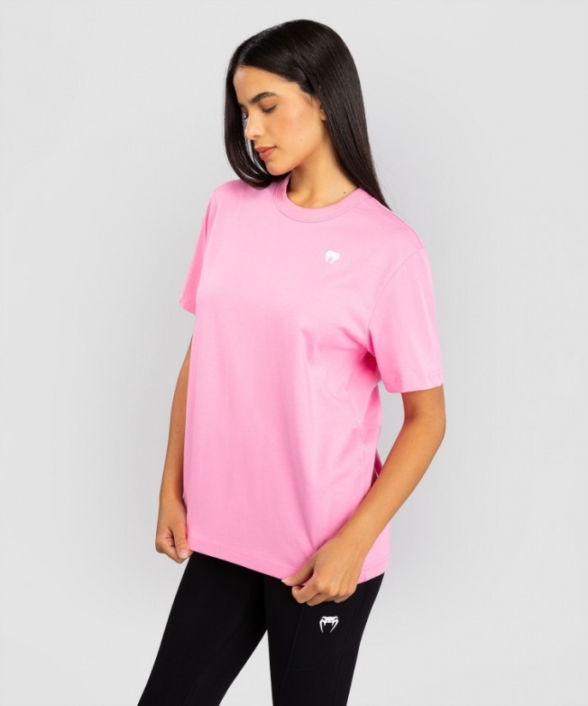 Женская футболка Venum Silent Power - Candy Pink | Фото 1