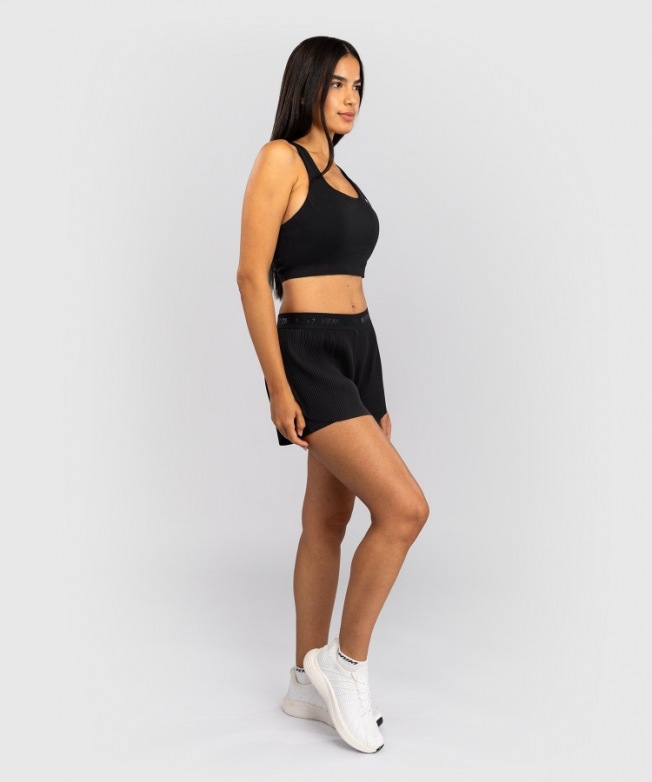 Женские тренировочные шорты Venum Flowfit - Black | Фото 5