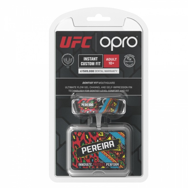 Боксерская капа OPRO Instant Custom-Fit UFC Fighter - Pereira | Фото 4