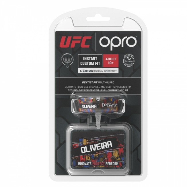 Боксерская капа OPRO Instant Custom-Fit UFC Fighter - Oliveira | Фото 4