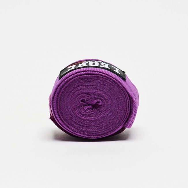 Боксерские бинты Leone AB705 - Purple (3.5m) | Фото 3