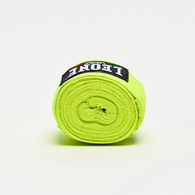 Боксерские бинты Leone AB705 - Yellow (3.5m) | Фото 3