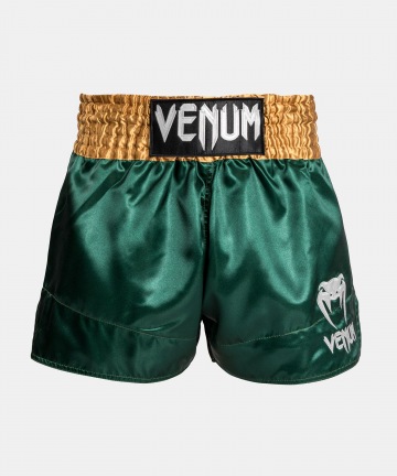 Тайские шорты Venum Classic - Green/Gold/White