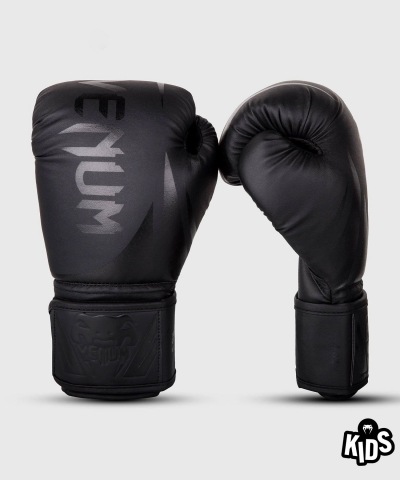 Детские боксерские перчатки Venum Challenger 2.0  - Black/Black