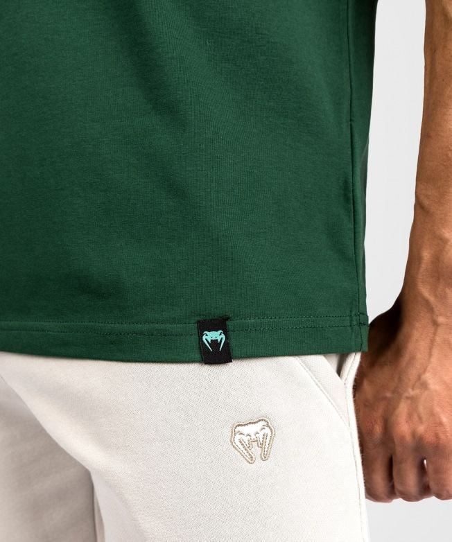 Футболка Venum Classic - Dark Green/Turquoise | Фото 5