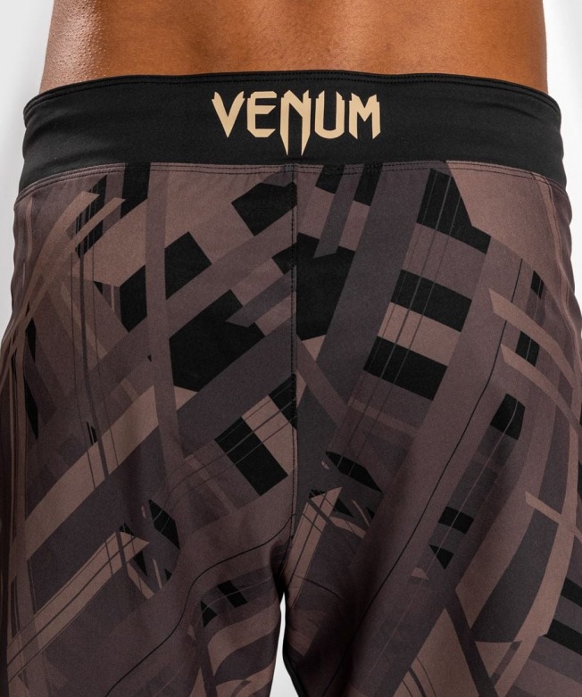 Шорты ММА Venum Tecmo 2.0 - Black/Brown | Фото 5