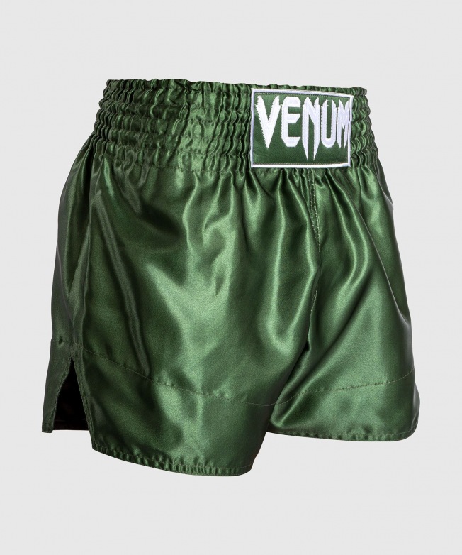 Тайские шорты Venum Classic - Khaki/White | Фото 3