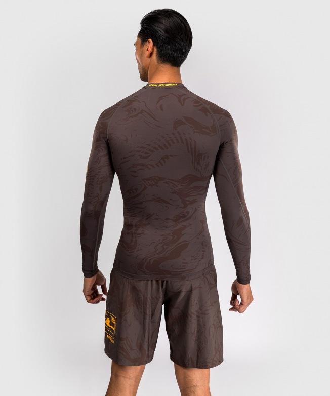 Рашгард UFC Venum Fight Week LS - Earthen Brown | Фото 5