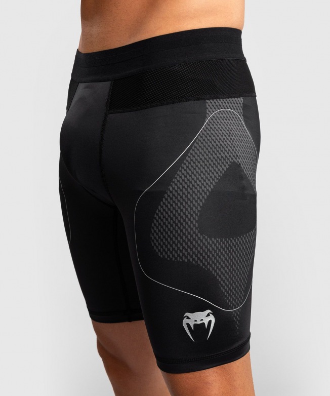 Компрессионные шорты Venum Nexus - Black/Silver | Фото 5
