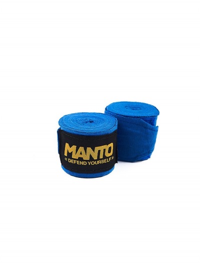 Бинты боксерские Manto Defend V2 - Blue (4m)