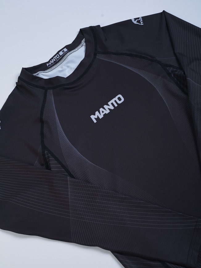 Рашгард Manto Flow LS - Black | Фото 2