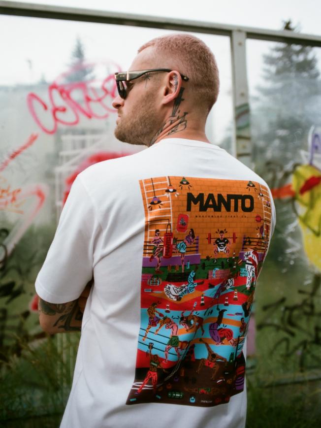 Футболка Manto Gym 2.0 - White | Фото 3