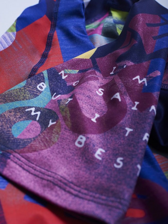 Рашгард Manto Neon Abstract SS - Multicolor | Фото 5