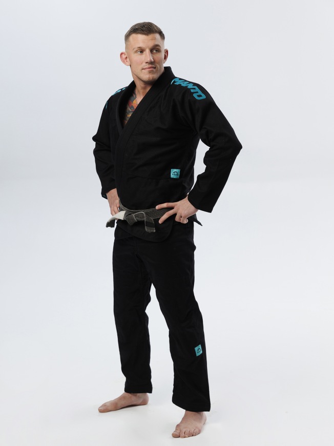Кимоно для BJJ Manto X5 - Black/Ferozi | Фото 1