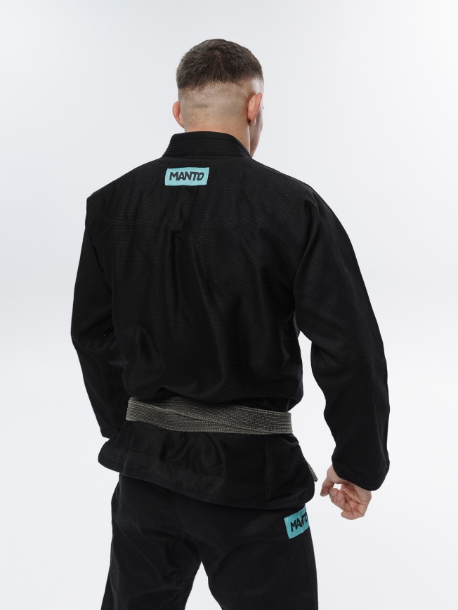 Кимоно для BJJ Manto X5 - Black/Ferozi | Фото 5