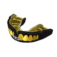 Боксерская капа OPRO Instant Custom-Fit Teeth - Black/Gold/Gold