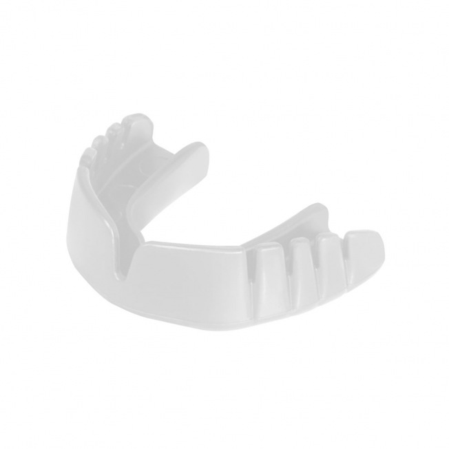 Детская боксерская капа Opro Snap-Fit - White