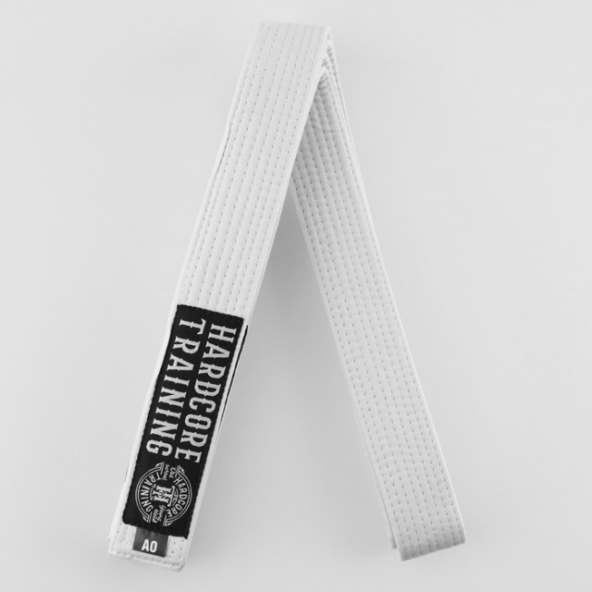 Детский пояс для кимоно Hardcore Training - White | Фото 1