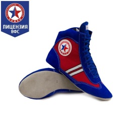 Борцовки для самбо Крепыш Я Атака ВФС - Син/Кр