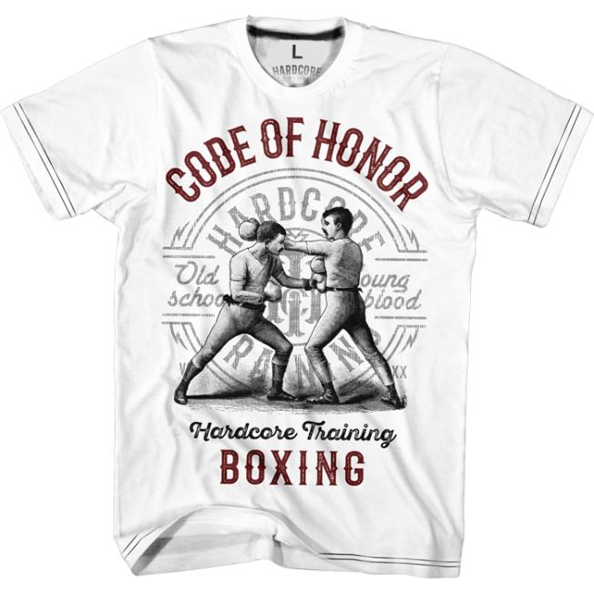 Футболка Hardcore Training Code Of Honor - White