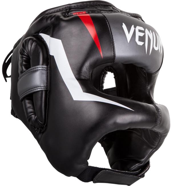 Бамперный шлем Venum Elite - Black