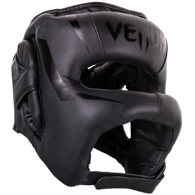 Бамперный шлем Venum Elite - Black/Black