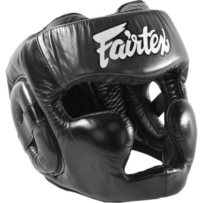 Боксерский шлем Fairtex Extra Vision HG13 - Black