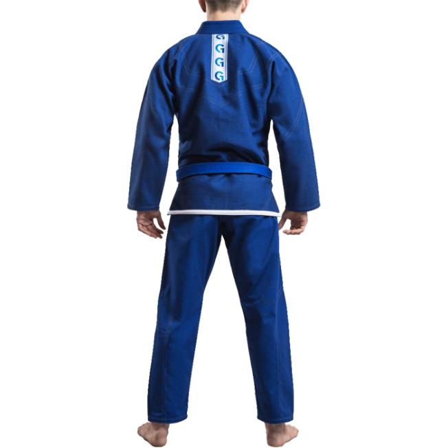 Кимоно для BJJ Grips Athletics Class Logo Tape - Royal Blue/White | Фото 1