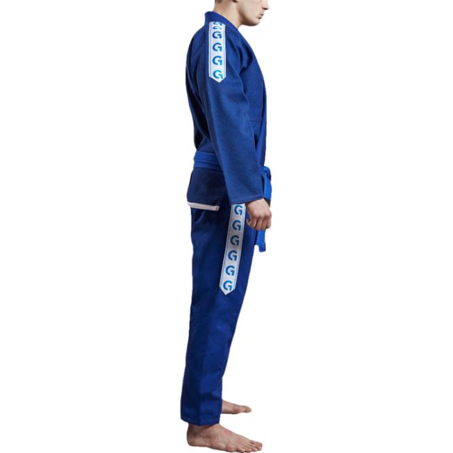 Кимоно для BJJ Grips Athletics Class Logo Tape - Royal Blue/White | Фото 3