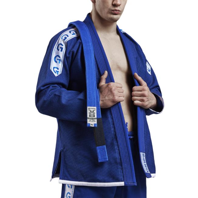 Кимоно для BJJ Grips Athletics Class Logo Tape - Royal Blue/White | Фото 5