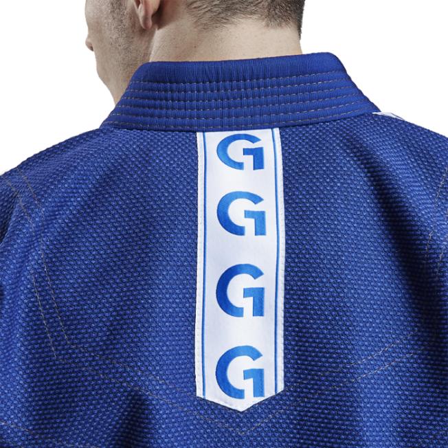 Кимоно для BJJ Grips Athletics Class Logo Tape - Royal Blue/White | Фото 6