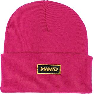 Зимняя шапка Manto Logotype - Pink