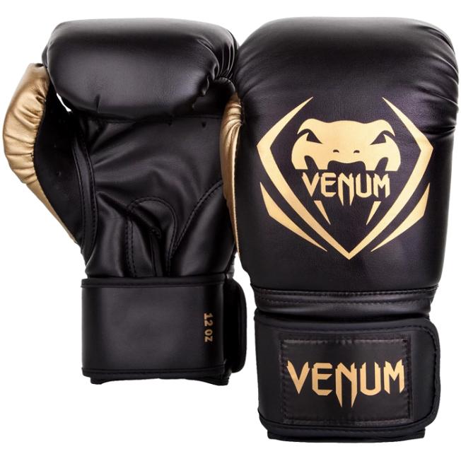 Боксерские перчатки Venum Contender - Black/Gold