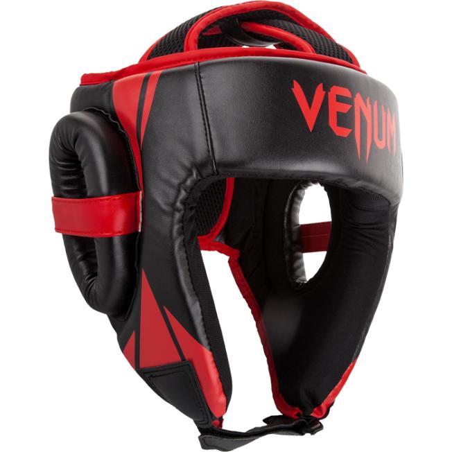 Боксерский шлем Venum Challenger 2.0 Open Face - Black/Red
