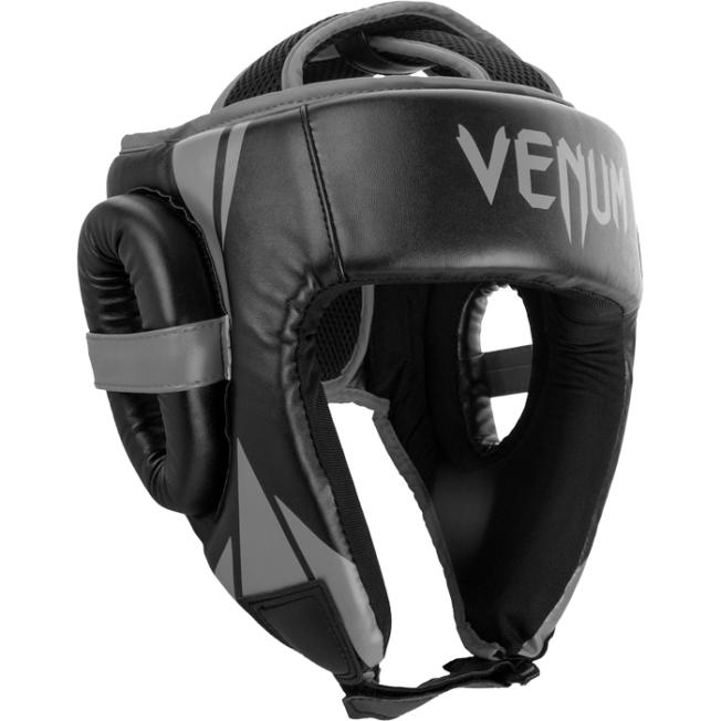 Боксерский шлем Venum Challenger 2.0 Open Face - Black/Grey