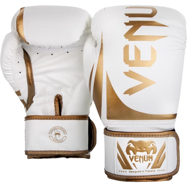 Боксерские перчатки Venum Challenger 2.0 - White/Gold