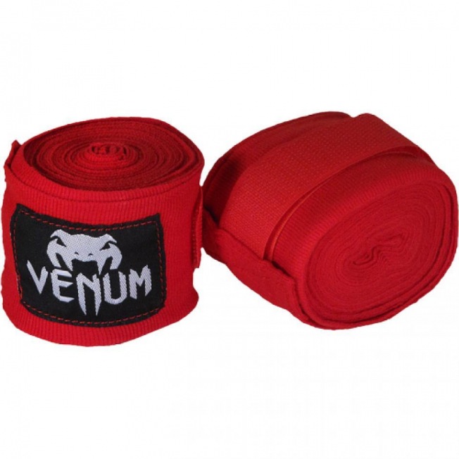Бинты боксерские Venum Kontact - Red (4m)