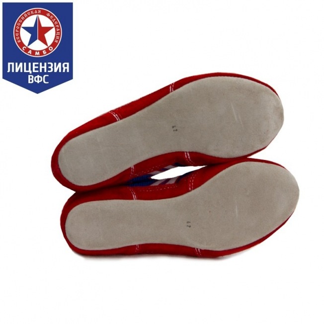 Борцовки для самбо Крепыш Я Атака ВФС - Кр/Син | Фото 4