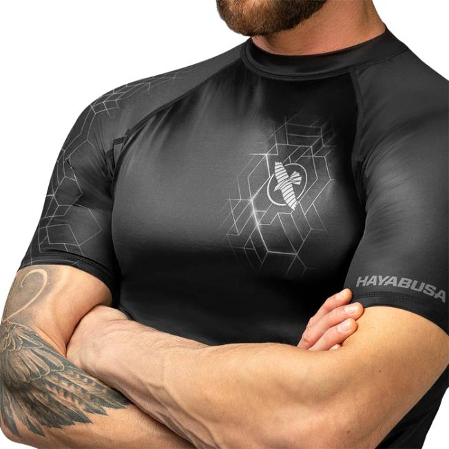 Рашгард Hayabusa Geo SS - Grey | Фото 3