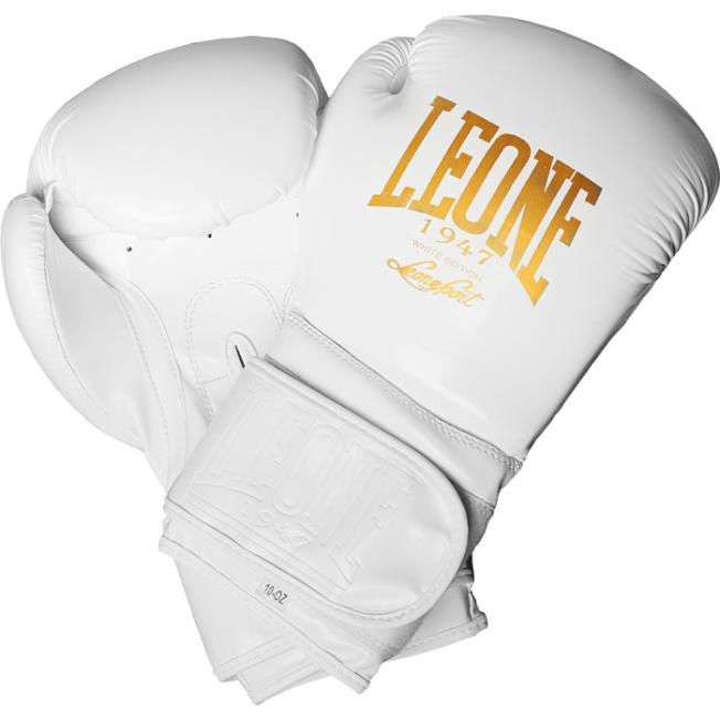 Боксерские перчатки Leone - White/Gold