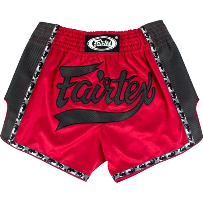 Тайские шорты Fairtex BS1703 - Red/Black