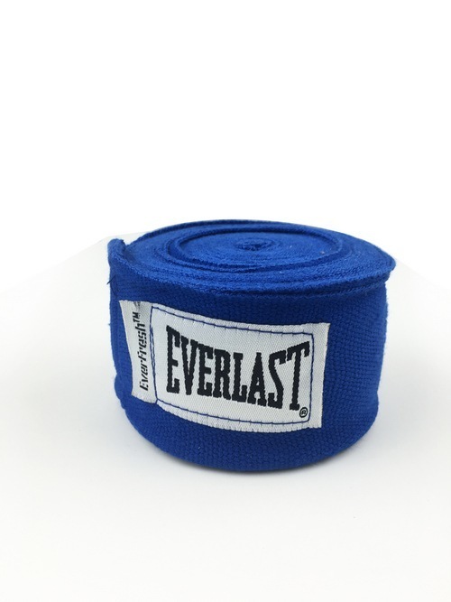 Бинты для бокса Everlast Elastic - Синий (2.5m)