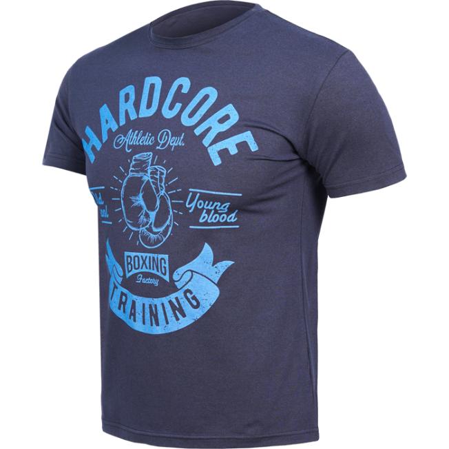 Футболка Hardcore Training Gloves - Navy Melange | Фото 1