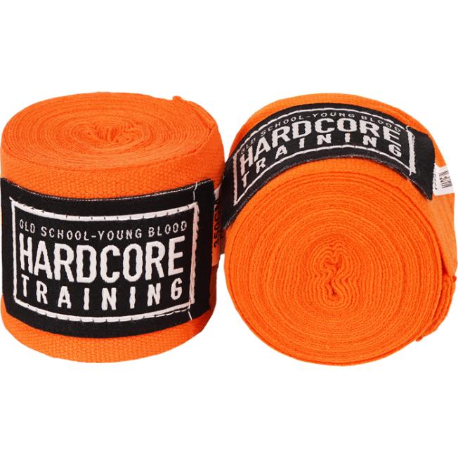 Боксерские бинты Hardcore Training Classic - Orange (3.5m)