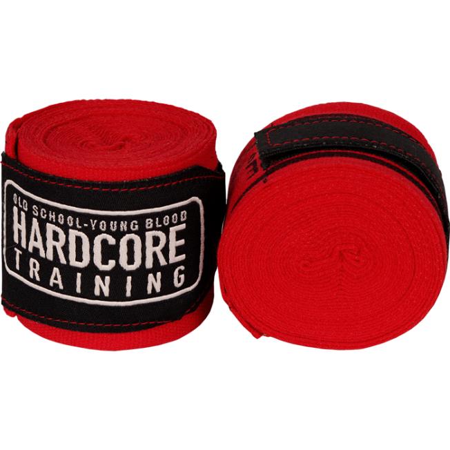 Боксерские бинты Hardcore Training Fury - Red (3.5m)