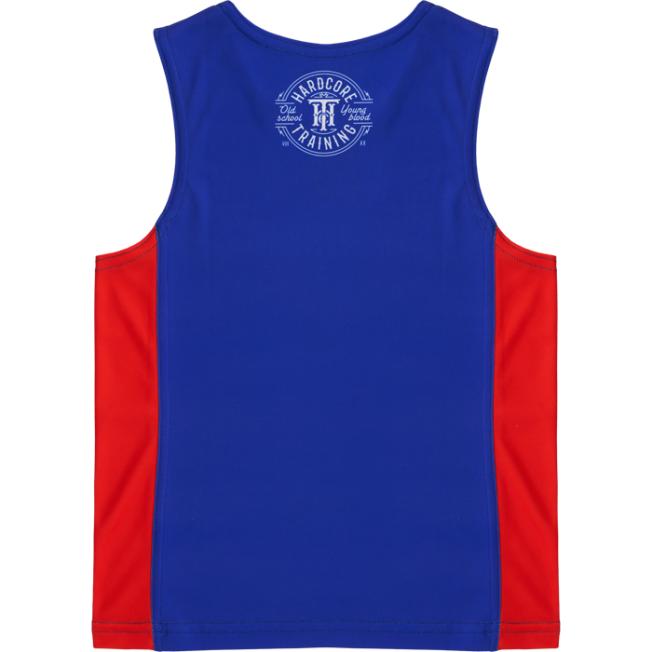 Детская боксерская майка Hardcore Training - Blue/Red | Фото 1