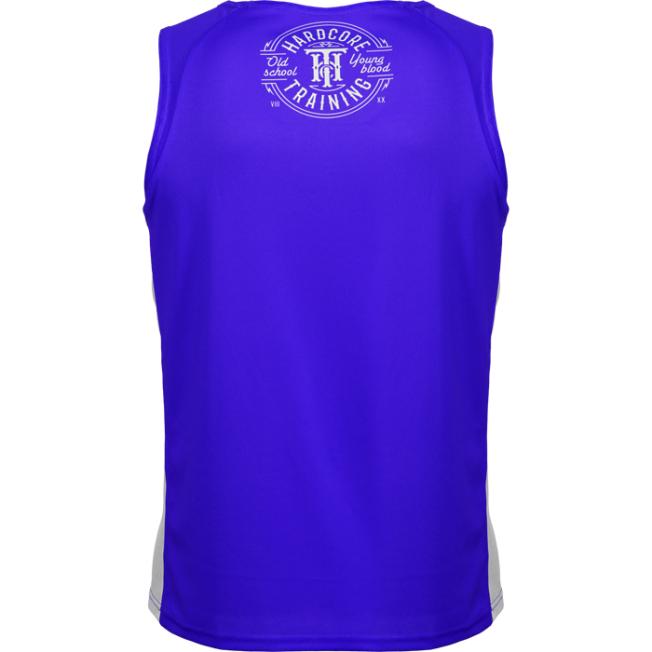 Боксерская майка Hardcore Training Blue/White | Фото 2