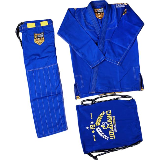 Кимоно для БЖЖ Ground Game Champion 2 - Blue | Фото 3